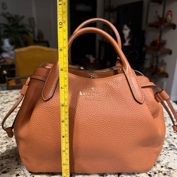 Kate Spade Brown Leather Handbag and Wallet Set 10x8 - Picture 5 of 11